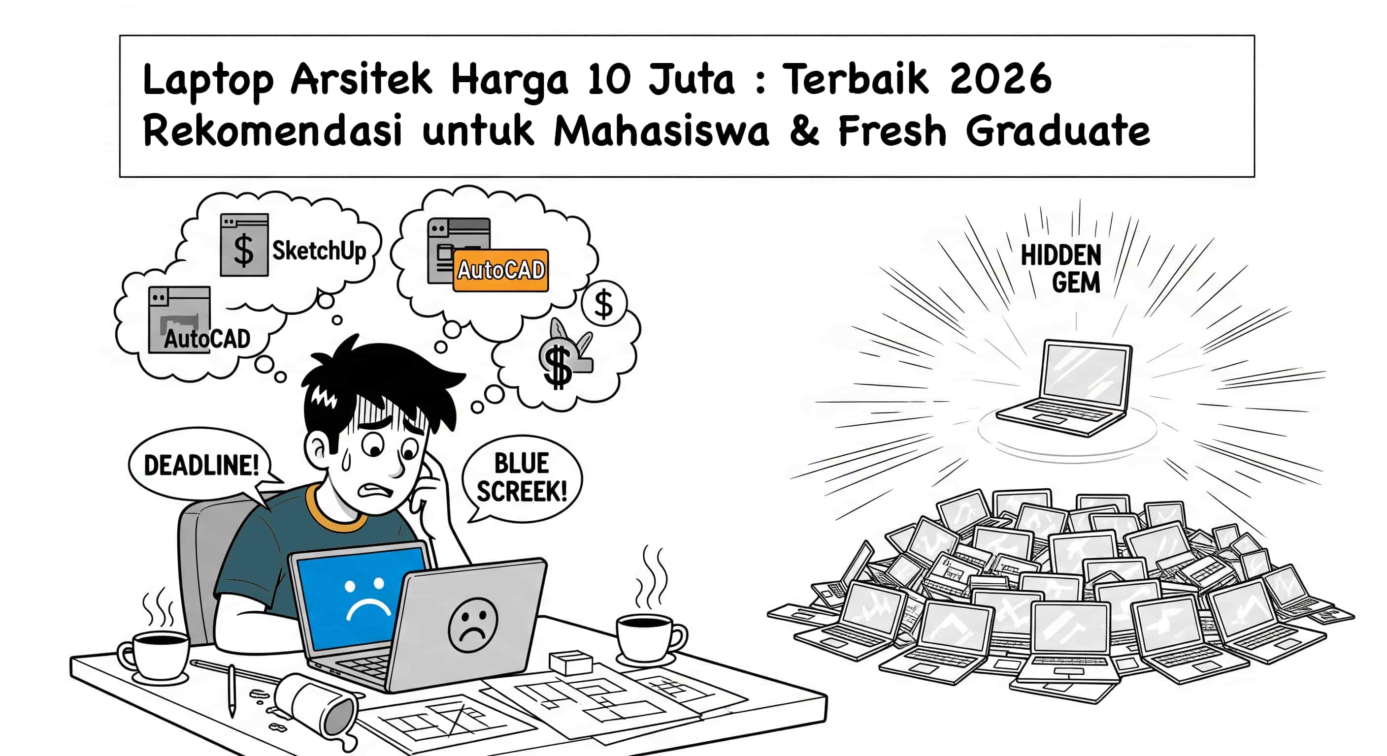 Laptop Arsitek harga 10 Juta