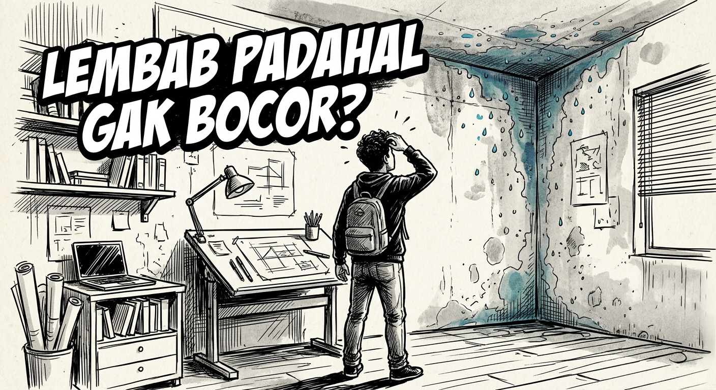 Rumah Lembab Padahal Tidak Bocor? Ini Penyebabnya