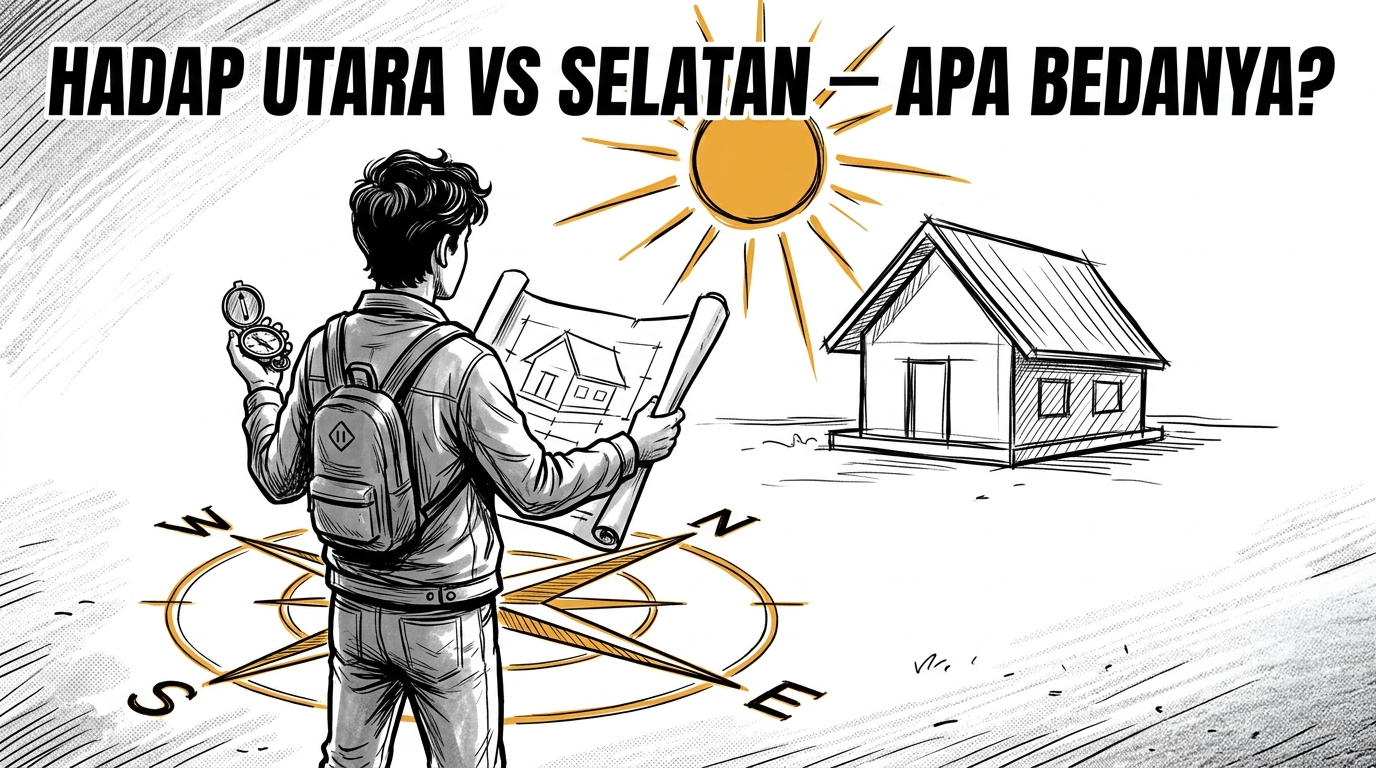 Rumah Hadap Utara vs Selatan — Apa Bedanya dan Mana yang Lebih Baik?