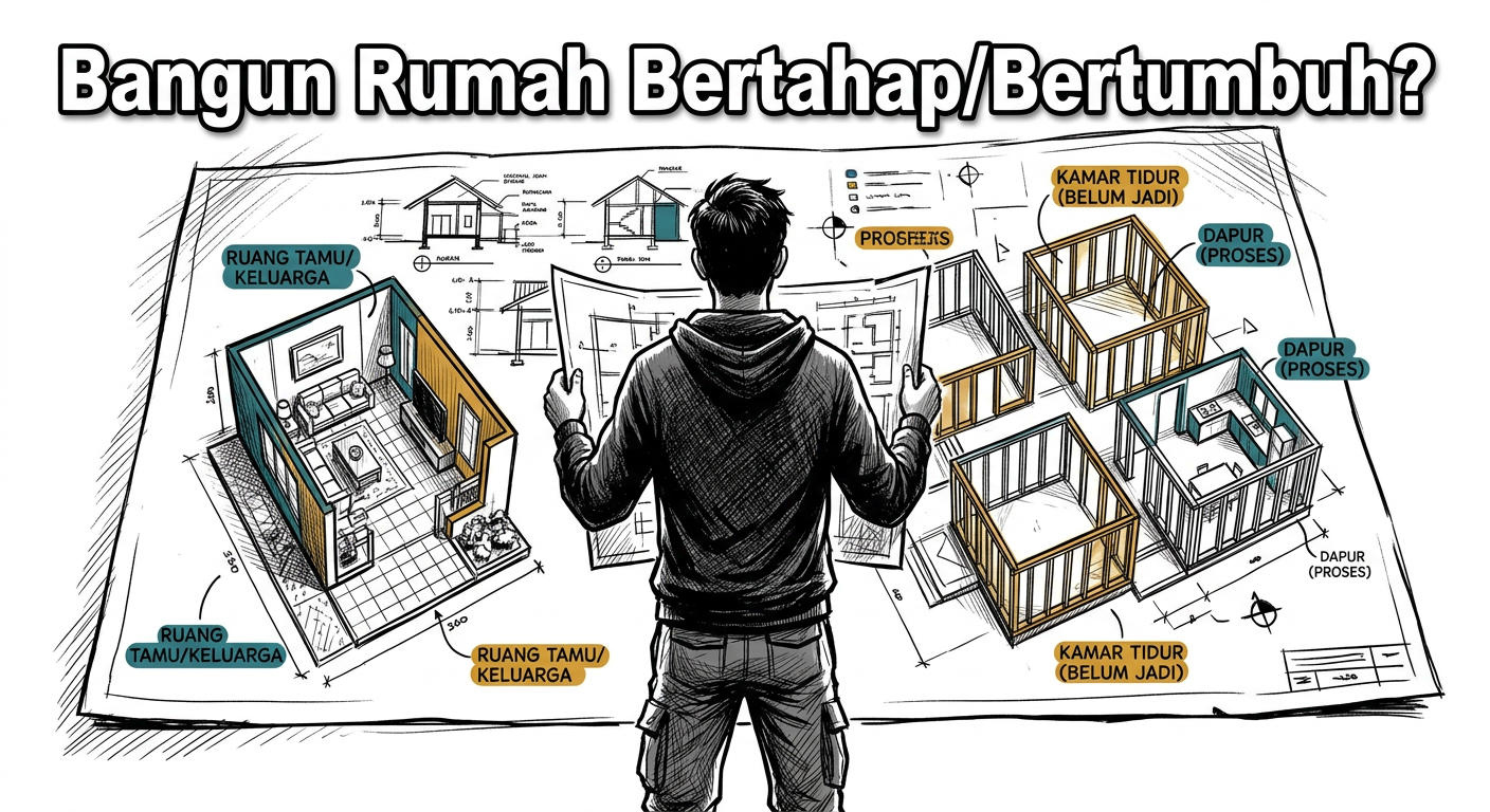 Bangun Rumah Bertahap? Selesaikan Satu Area Sebelum Pindah ke Area Lain