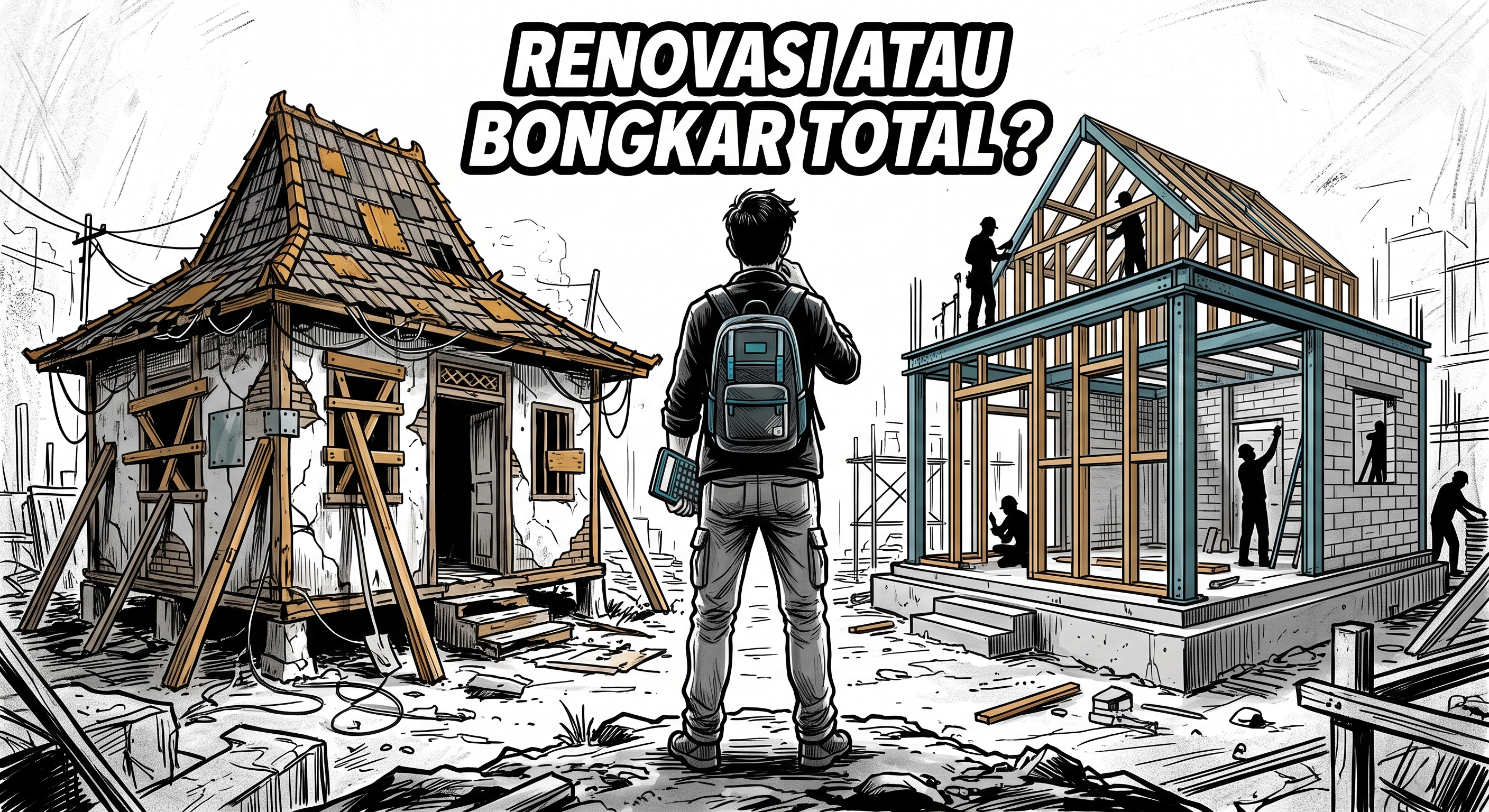Renovasi atau Bangun Ulang? Bandingkan Biayanya Sebelum Memutuskan