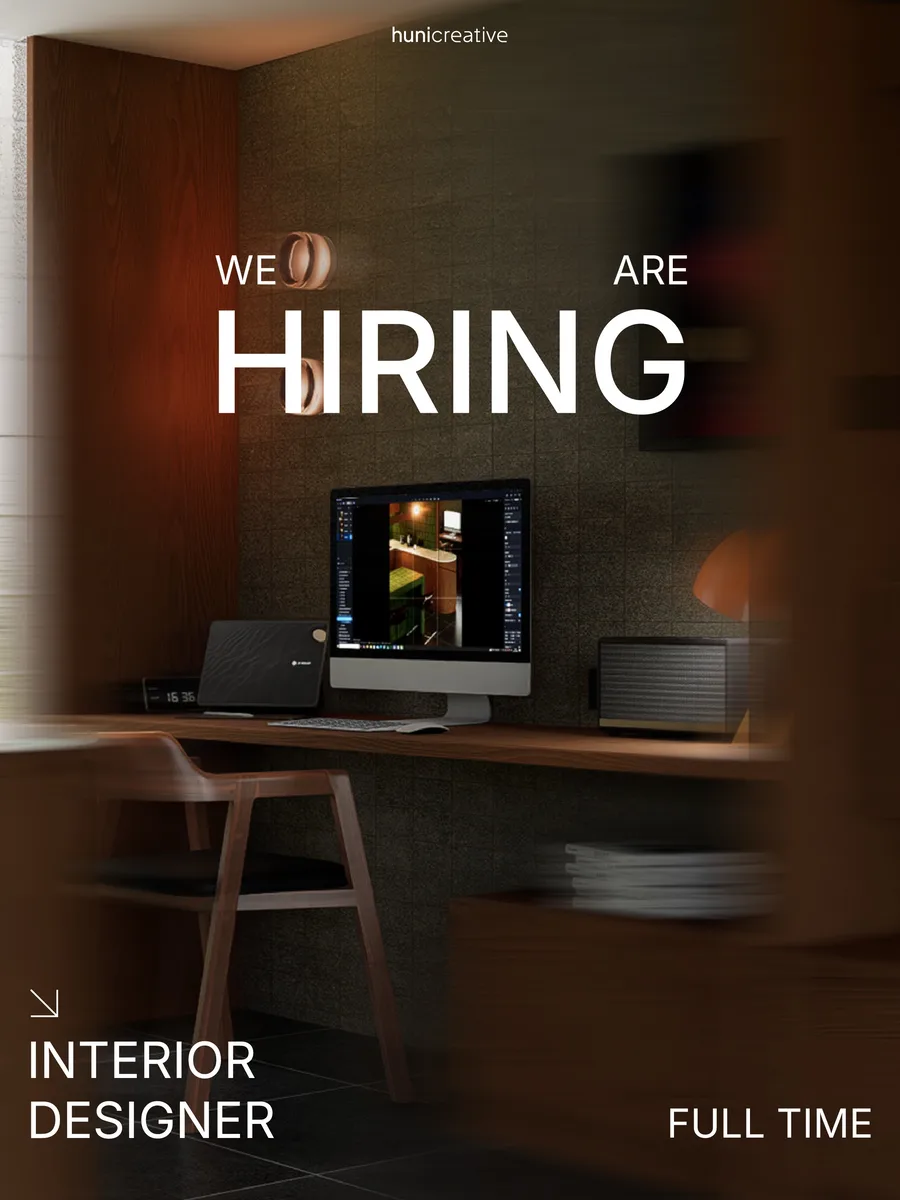 Poster Interior Designer - Jember | Atelier Huni 1