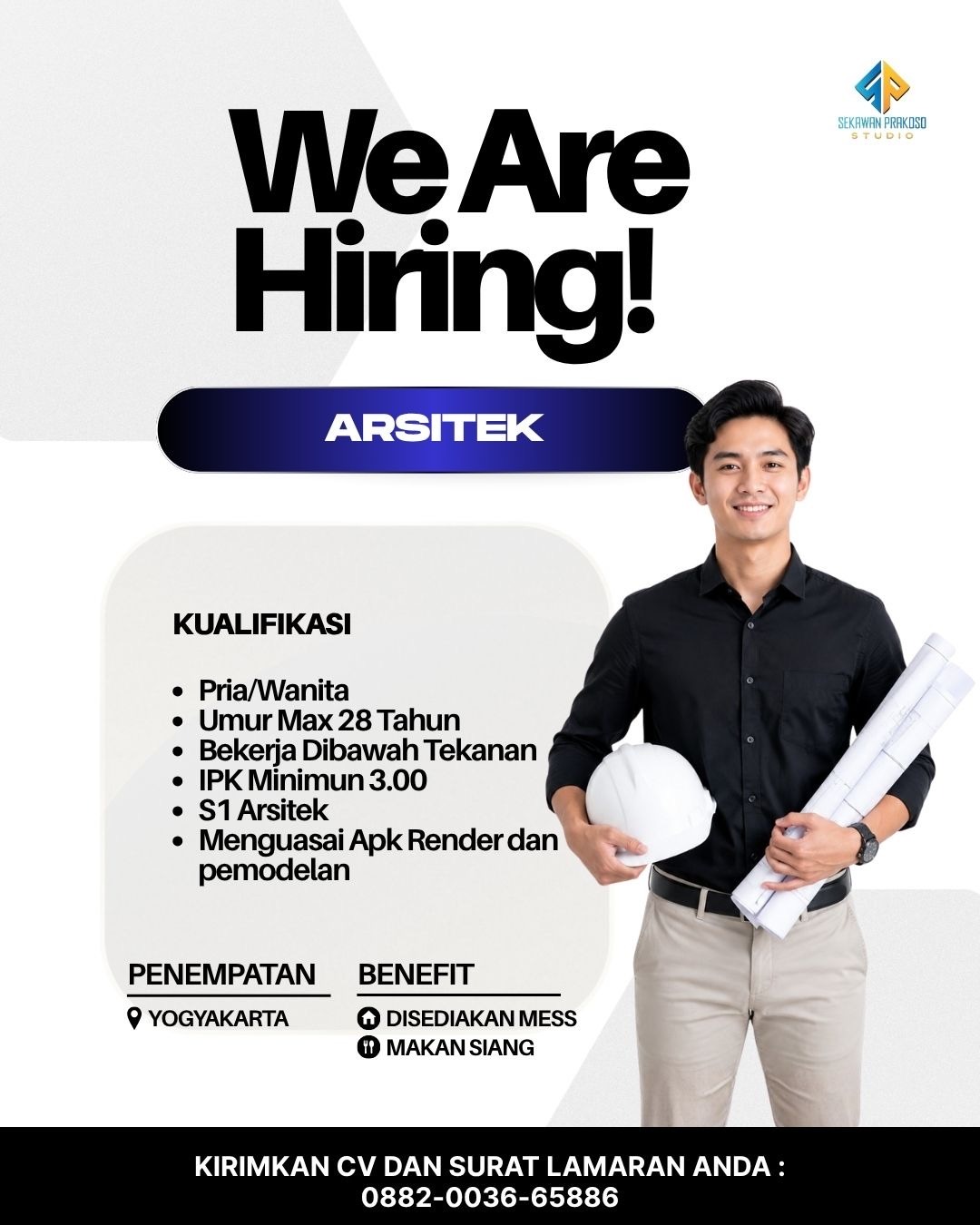 Poster ARSITEK di Sekawan Prakoso Studio 1