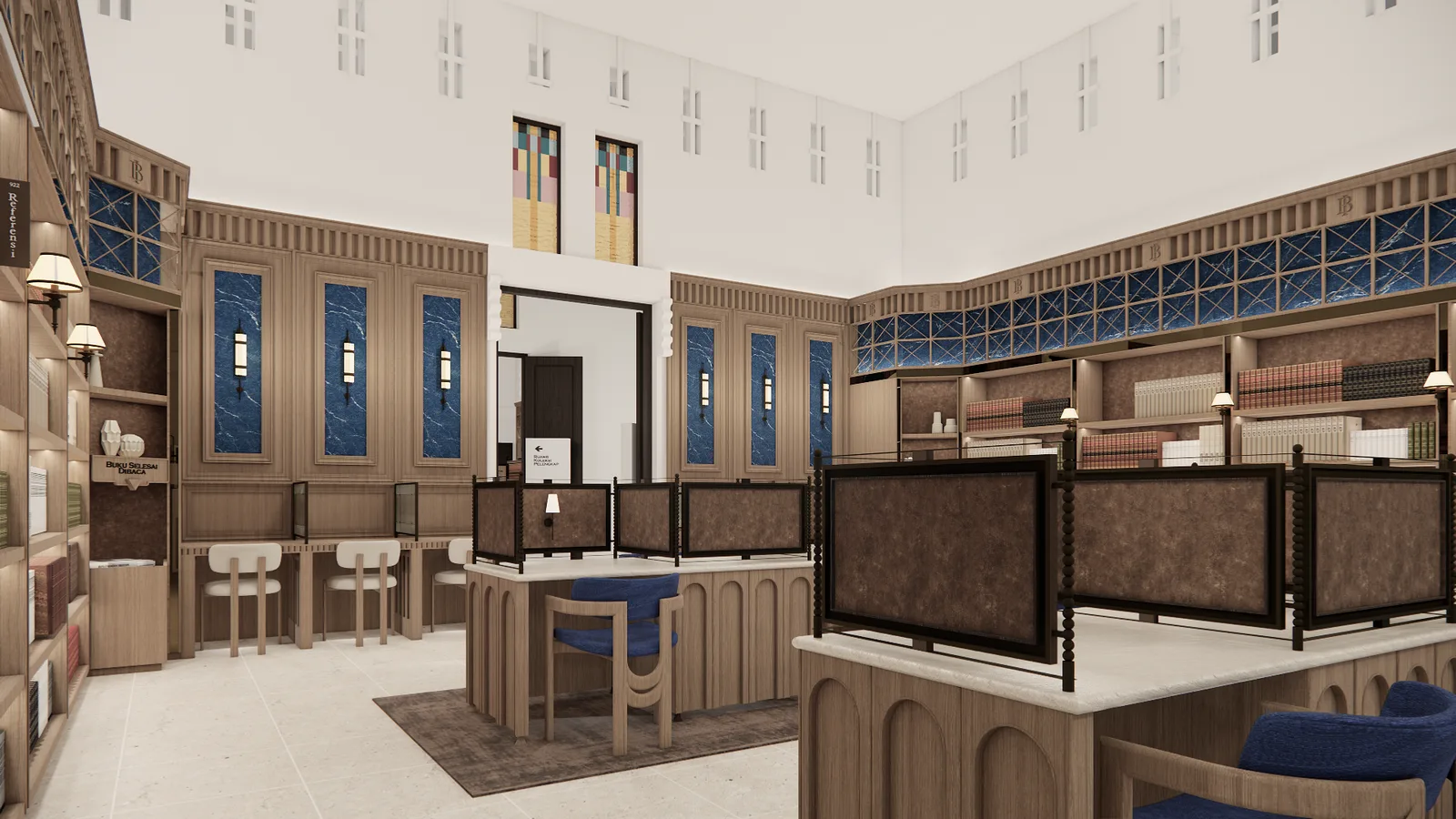 Perpustakaan Bank Indonesia Jawa Timur - Final Project — Interior oleh Farisha Amalia Artha Hidayat